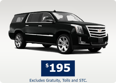 Luxury SUV transportation from New Canaan to Newark Liberty Airport